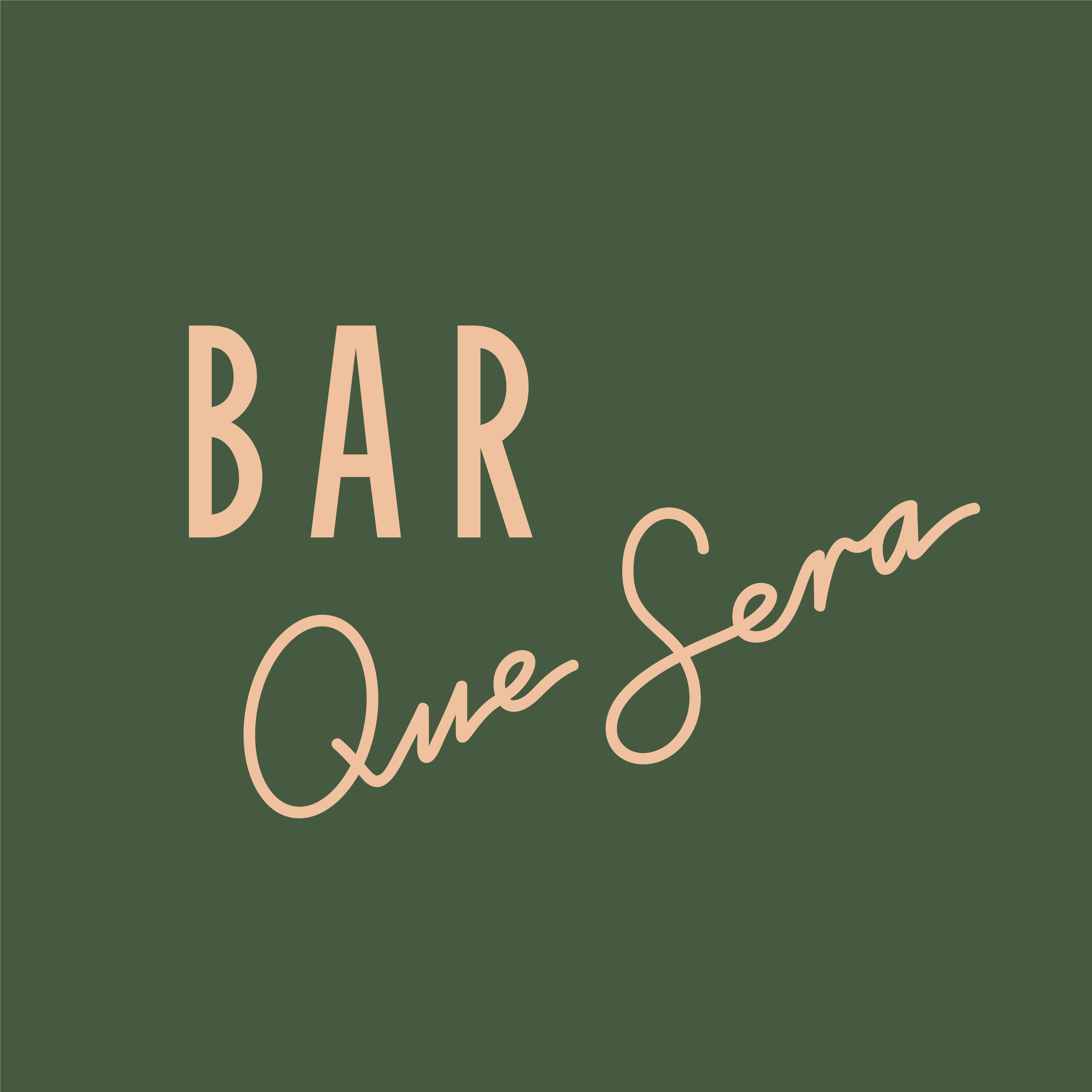 Bar Que Sera Logo